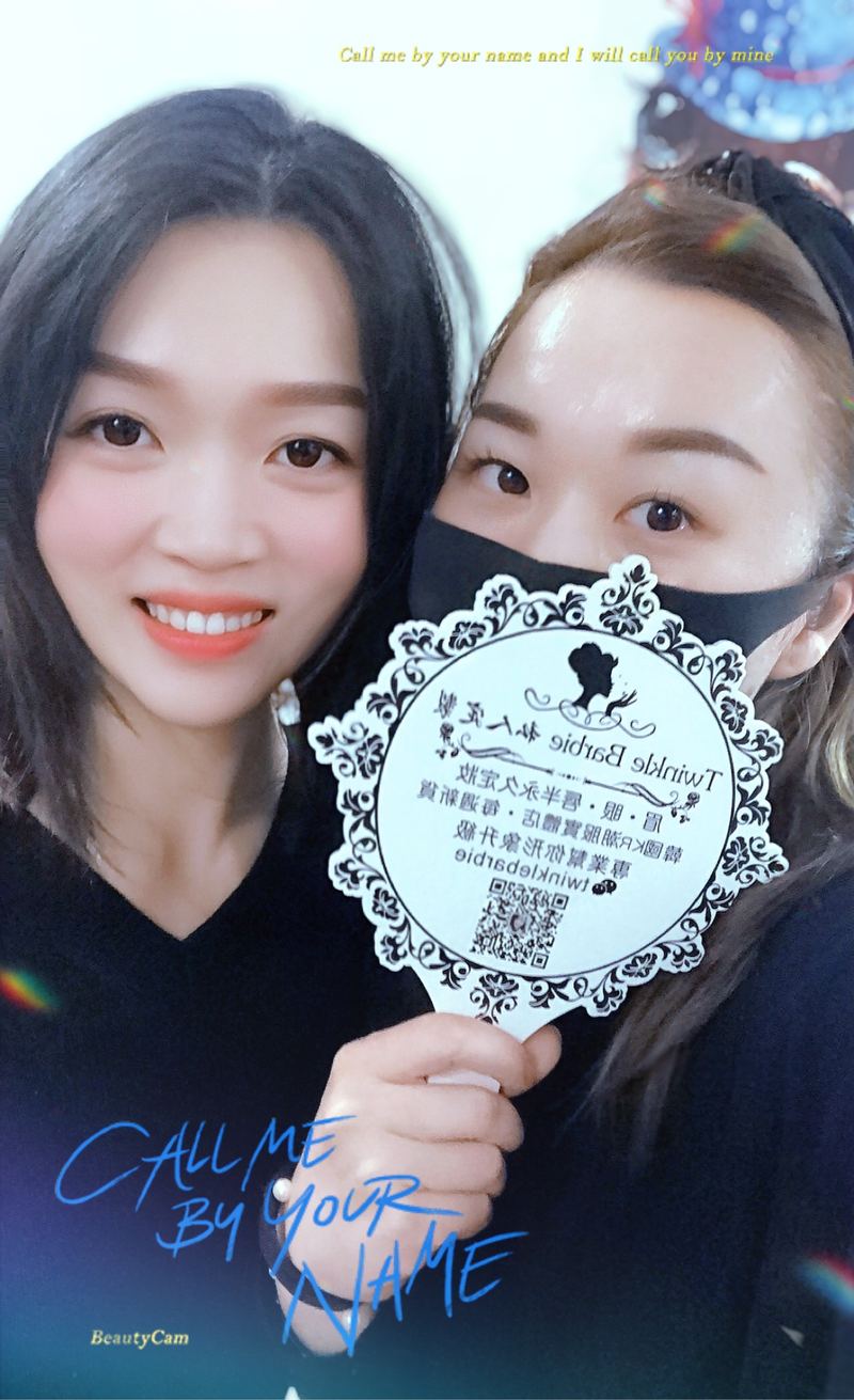 客人合影