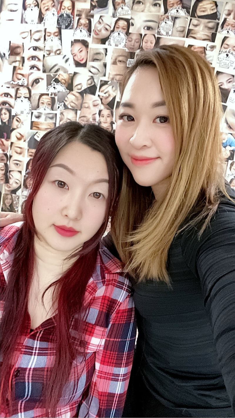 客人合影