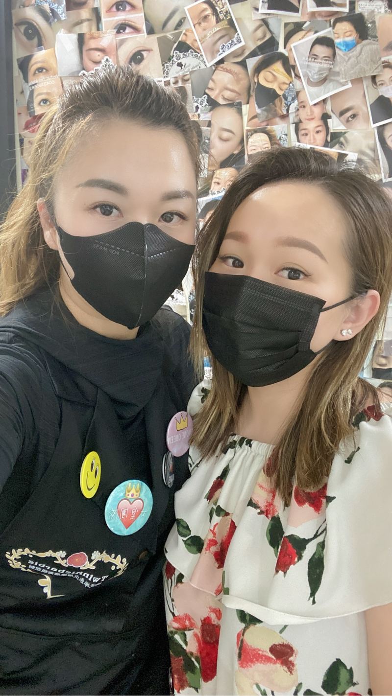 客人合影