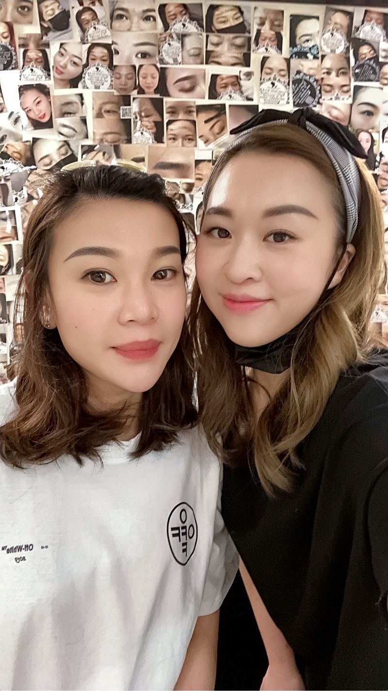 客人合影