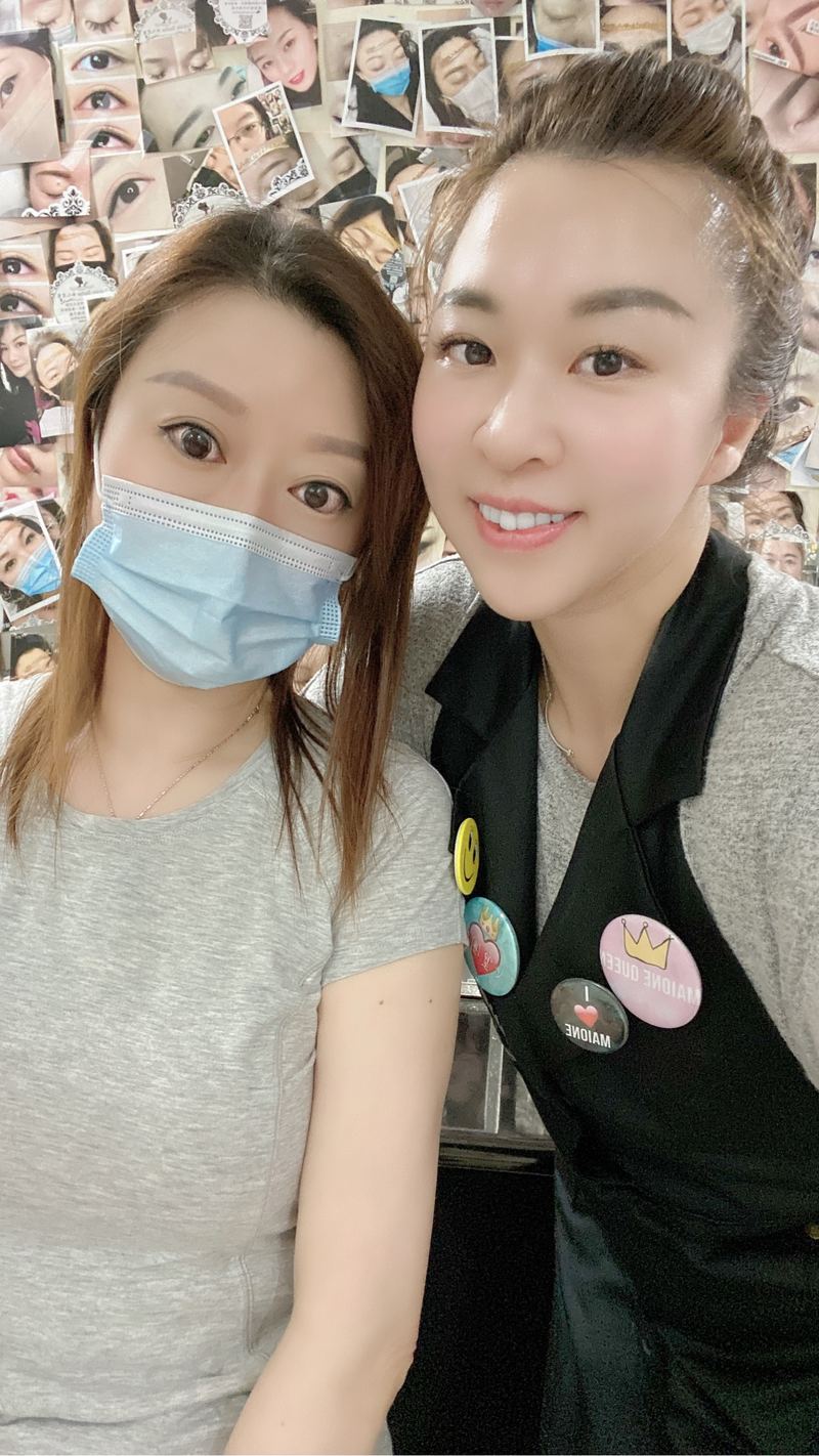 客人合影