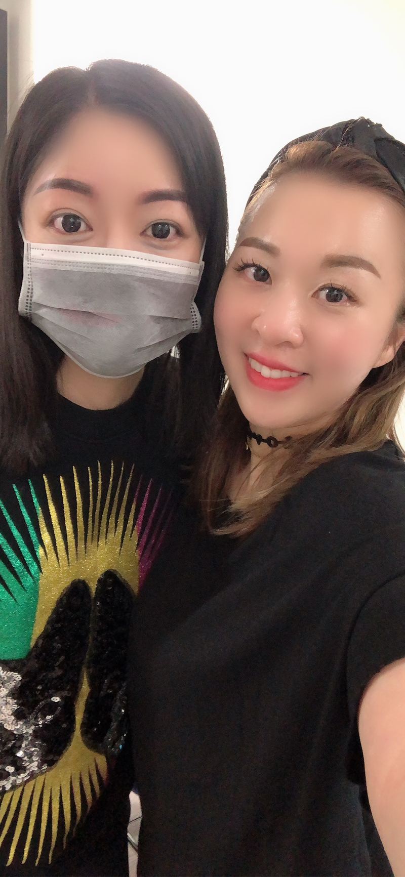 客人合影