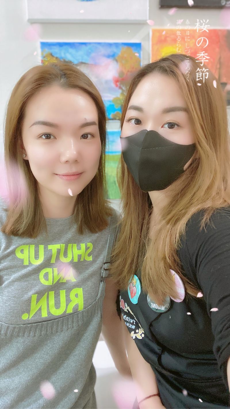 客人合影