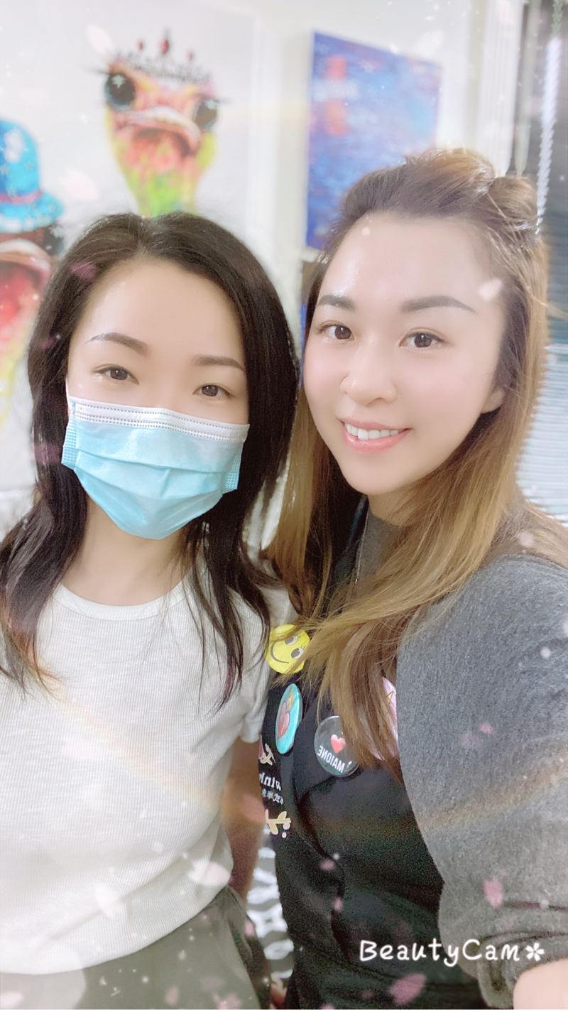 客人合影