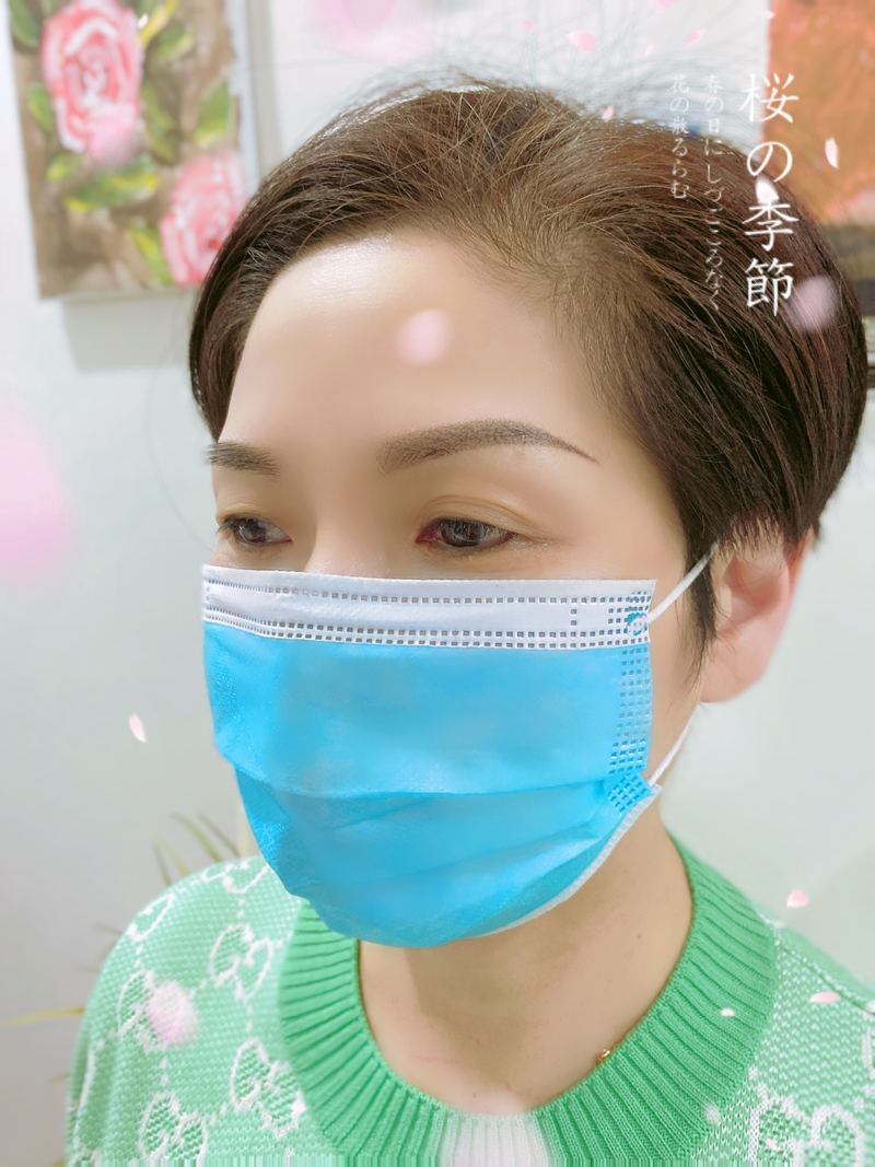 完成效果 · 客人自拍