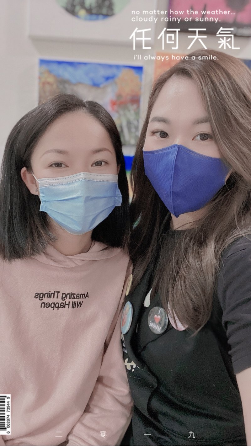 客人合影