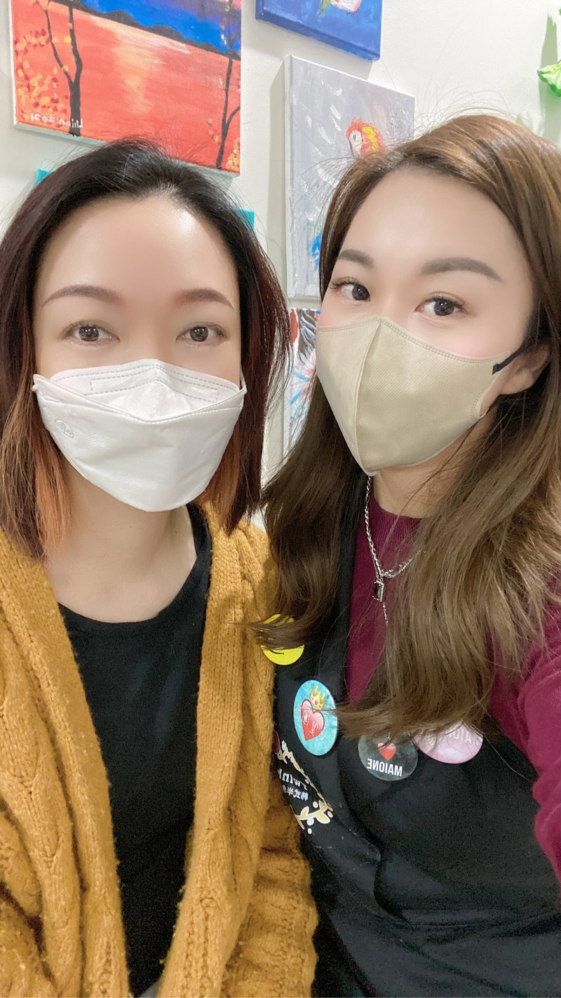 客人合影