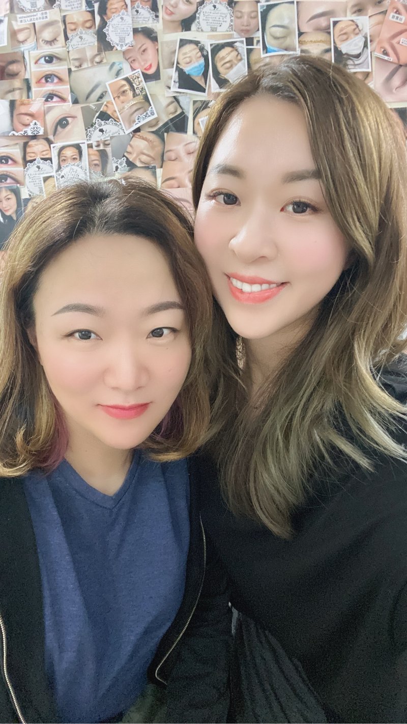 客人合影