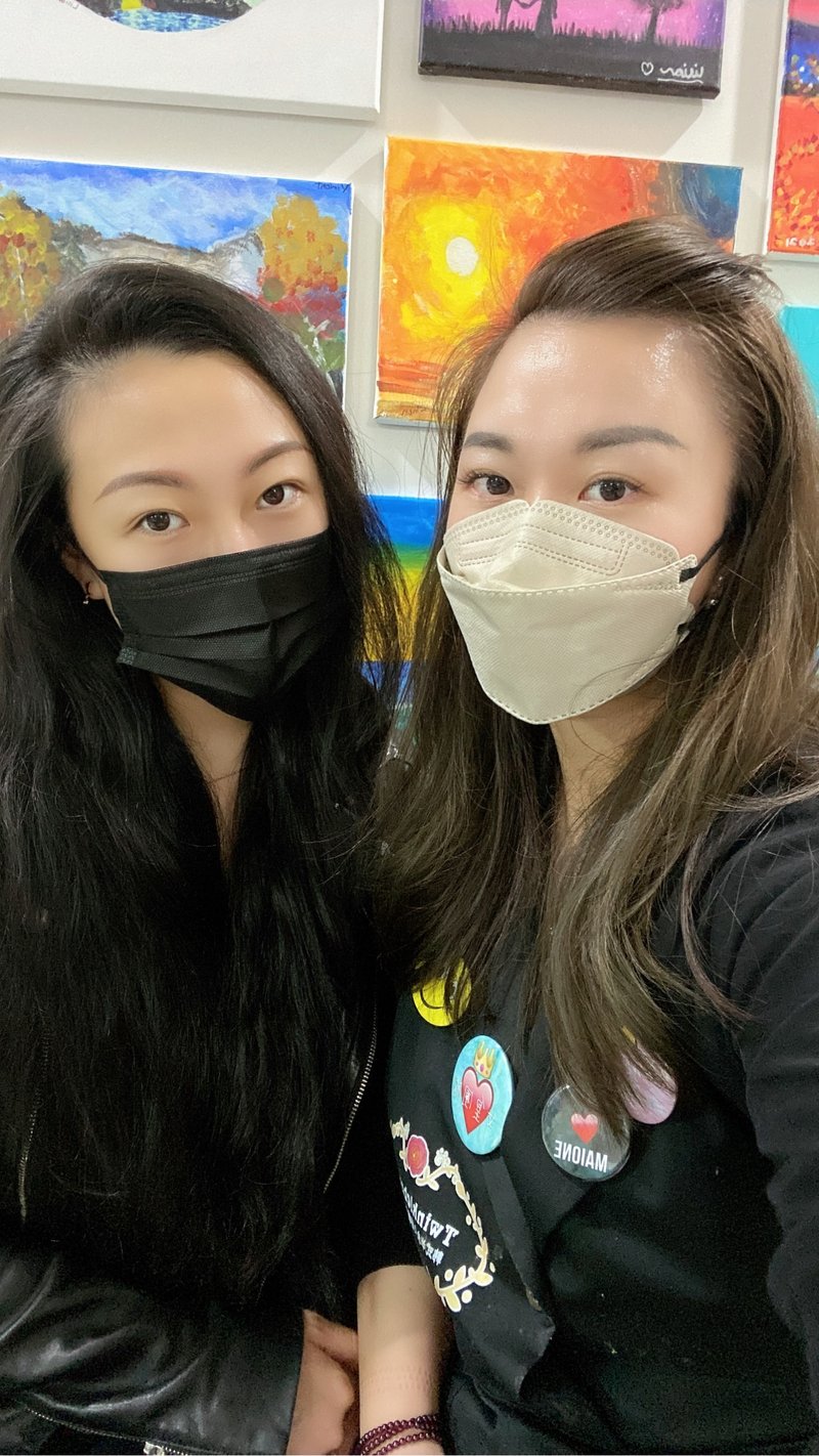 客人合影