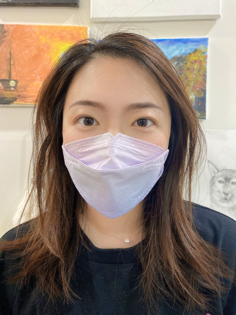 完成效果 · 客人自拍