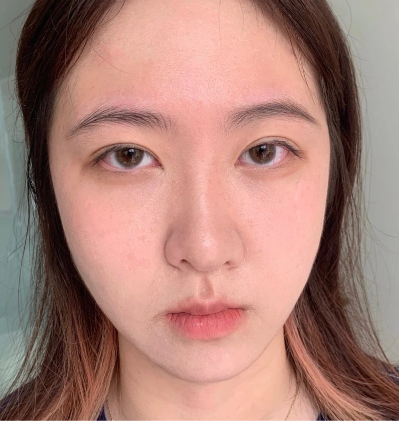 完成效果 · 客人自拍